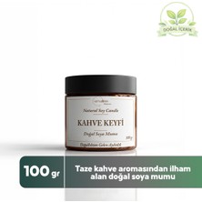 Ervalinn Kahve Kokulu Doğal Soya Mumu 100 gr+DUDAK BALSAMI HEDİYE