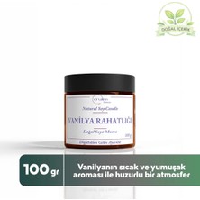 Ervalinn Vanilya Kokulu Doğal Soya Mumu 100 gr+DUDAK BALSAMI HEDİYE