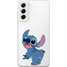 Mobilpad Samsung Galaxy S21 Uyumlu Baskılı Yumuşak Silikon Şeffaf Telefon Kılıfı