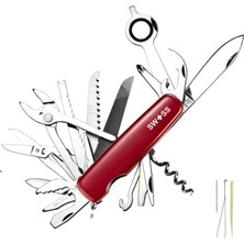 Swiss Swıss A01.18 Fonksiyonlu Orijinal Isviçre Çakısı Paslanmaz Çelik Kamp Outdoor Günlük Kullanım