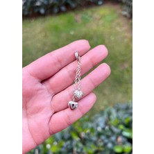 Defne Silver Kalp Sallantılı Charm