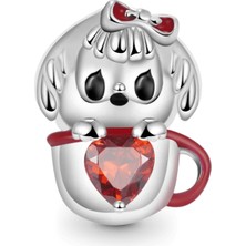Defne Silver Fincandaki Kız Charm