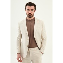 MCR Kırçıllı Slim Fit Mono Yaka Torba Cep Pantolonu İpli Erkek Takım Elbise