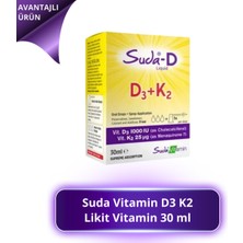 Suda Vitamin D3 K2 Likit Vitamin 30 ml