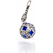 Defne Silver Mavi Toplu Charm