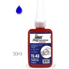 Mikasso Force Tl-43 Sıvı Orta Kuvvet Vida Civata Somun Sabitleyici 50 ml - Hızlı Yapıştırıcı