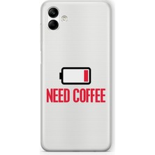 Mobilpad Samsung Galaxy A06 Uyumlu Baskılı Yumuşak Silikon Şeffaf Telefon Kılıfı