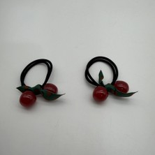 Mare Accessories Kiraz Detaylı Saç Lastiği Seti