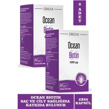 Orzax Ocean Biotin 5000 Mcg 60 Kapsül 2 Adet