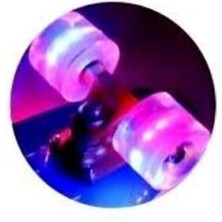 Avessa 4 Pack Dayanıklı Işıklı Kaykay Tekerlekleri (Abec 7 Rumanlı)