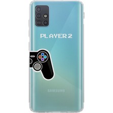 Mobilpad Samsung Galaxy A71 Uyumlu Baskılı Yumuşak Silikon Şeffaf Telefon Kılıfı