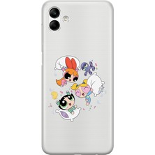 Mobilpad Samsung Galaxy A06 Uyumlu Baskılı Yumuşak Silikon Şeffaf Telefon Kılıfı