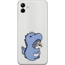 Mobilpad Samsung Galaxy A06 Uyumlu Baskılı Yumuşak Silikon Şeffaf Telefon Kılıfı