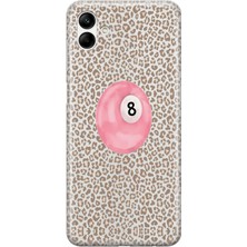 Mobilpad Samsung Galaxy A06 Uyumlu Baskılı Yumuşak Silikon Şeffaf Telefon Kılıfı