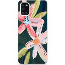 Mobilpad Samsung Galaxy A31 Uyumlu Baskılı Yumuşak Silikon Şeffaf Telefon Kılıfı