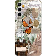 Mobilpad Samsung Galaxy S21 Uyumlu Baskılı Yumuşak Silikon Şeffaf Telefon Kılıfı