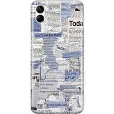 Mobilpad Samsung Galaxy A05 Uyumlu Baskılı Yumuşak Silikon Şeffaf Telefon Kılıfı