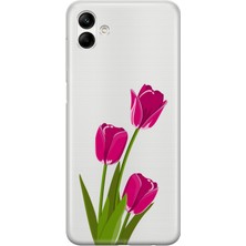 Mobilpad Samsung Galaxy A06 Uyumlu Baskılı Yumuşak Silikon Şeffaf Telefon Kılıfı