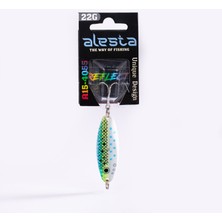 Alesta Reflect 22G Turkuaz/sarı/beyaz Noktalı Glow