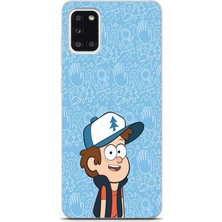 Mobilpad Samsung Galaxy A31 Uyumlu Baskılı Yumuşak Silikon Şeffaf Telefon Kılıfı