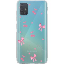 Mobilpad Samsung Galaxy M31S Uyumlu Baskılı Yumuşak Silikon Şeffaf Telefon Kılıfı