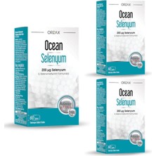 Orzax Ocean Selenyum 200 Mcg 60 Tablet 3 Adet