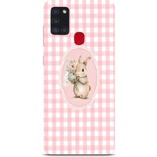 Mobilpad Samsung Galaxy A21S Uyumlu Baskılı Yumuşak Silikon Şeffaf Telefon Kılıfı