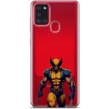 Mobilpad Samsung Galaxy A21S Uyumlu Baskılı Yumuşak Silikon Şeffaf Telefon Kılıfı