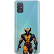 Mobilpad Samsung Galaxy A71 Uyumlu Baskılı Yumuşak Silikon Şeffaf Telefon Kılıfı