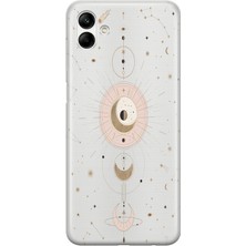 Mobilpad Samsung Galaxy A06 Uyumlu Baskılı Yumuşak Silikon Şeffaf Telefon Kılıfı