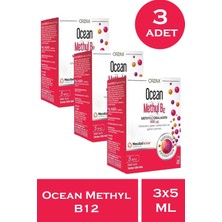 Orzax Ocean Methyl B12 Sprey 500 Mcg 5 ml 3 Adet