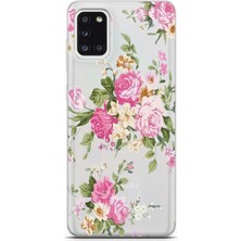 Mobilpad Samsung Galaxy A31 Uyumlu Baskılı Yumuşak Silikon Şeffaf Telefon Kılıfı