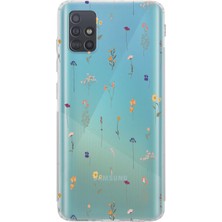 Mobilpad Samsung Galaxy A51 Uyumlu Baskılı Yumuşak Silikon Şeffaf Telefon Kılıfı