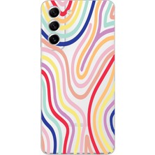 Mobilpad Samsung Galaxy S21 Uyumlu Baskılı Yumuşak Silikon Şeffaf Telefon Kılıfı