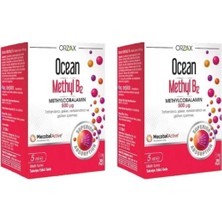 Orzax Ocean Methyl B12 Sprey 500 Mcg 5 ml 2 Adet