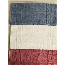 Modella Life Miosse 3 Renk 3'lü Pamuklu Ayak Havlusu Seti - 50X70 cm Düz Bukle Banyo Çıkış Havlusu