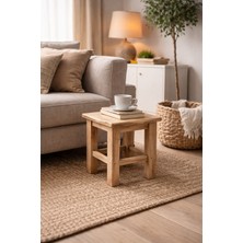 Doğal Ahşap Tabure – Çok Amaçlı Mini Tabure 30 cm