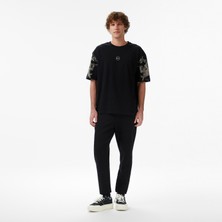 UNITED4 Regular Fit Erkek Siyah Eşofman Altı.SIYAH