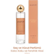 Maddow Cosmetics Kalıcı Koku ve Ferahlık Hissi Veren Saç ve Vücut Body Mist - Vanilla Muse