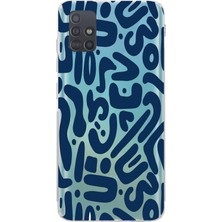 Mobilpad Samsung Galaxy M31S Uyumlu Baskılı Yumuşak Silikon Şeffaf Telefon Kılıfı
