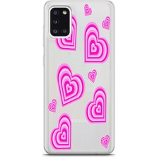 Mobilpad Samsung Galaxy A31 Uyumlu Baskılı Yumuşak Silikon Şeffaf Telefon Kılıfı