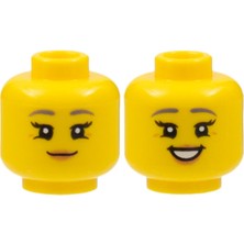 LEGO Minifigür Parçaları: Kafa: 3626PB2964