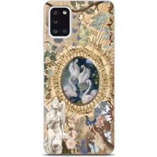 Mobilpad Samsung Galaxy A31 Uyumlu Baskılı Yumuşak Silikon Şeffaf Telefon Kılıfı