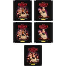 Next Plus Lisanslı Panini Stranger Things One Last Strange Adventure Stickers 10 Paket (50 Çıkartma)