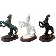 Tekinhediyelik Polyester Şahlanmış At Figürü  ALK1625