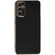 Najmaddin Samsung Galaxy A04S Kılıf Volet Silikon - Siyah