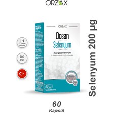 Orzax Ocean Selenyum 200 Μg Takviye Edici Gıda 60 Tablet