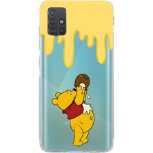 Mobilpad Samsung Galaxy M31S Uyumlu Baskılı Yumuşak Silikon Şeffaf Telefon Kılıfı