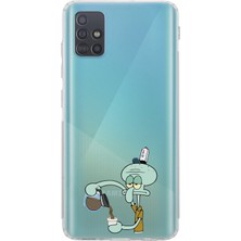 Mobilpad Samsung Galaxy M31S Uyumlu Baskılı Yumuşak Silikon Şeffaf Telefon Kılıfı