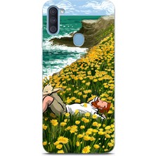 Mobilpad Samsung Galaxy A11/M11 Uyumlu Baskılı Yumuşak Silikon Şeffaf Telefon Kılıfı